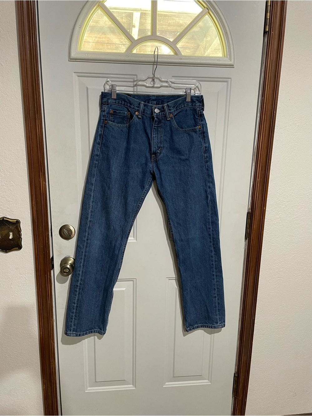 Levi's Men's Dark Blue Relaxed Straight Jeans